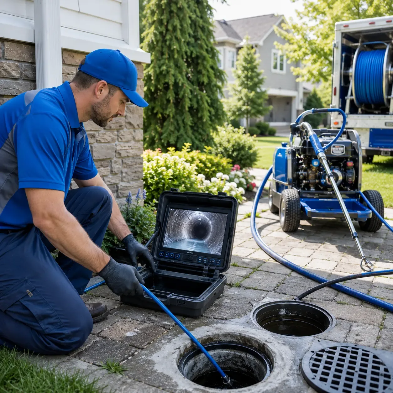 Outdoor drain cleaning professionals serving Brackenridge, PA